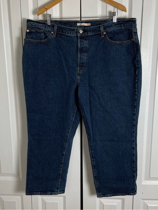 Levi's Denim - EUC Levi’s Premium Wedgie Straight Jeans Women’s 22W Blue Stretch Trendy Casual